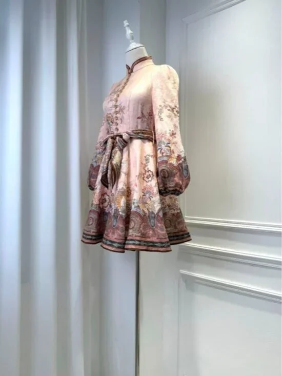 Zimmermann Alchemy Button Mini Dress - Picture 4 of 9